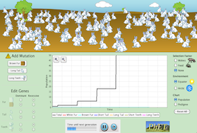 PhET Natural Selection Simulation image