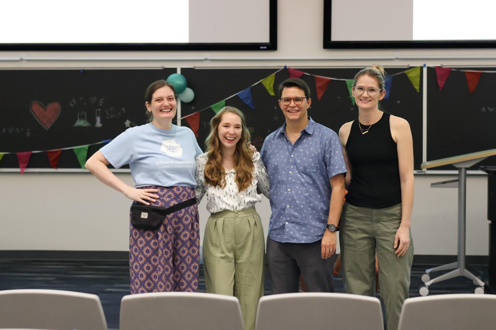 staff celebrate