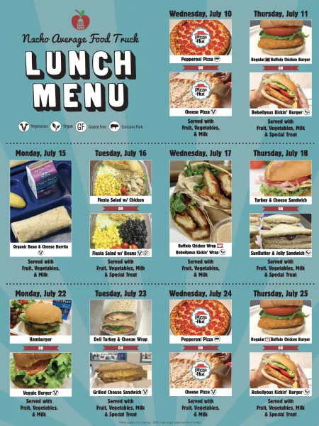 Lunch Menu